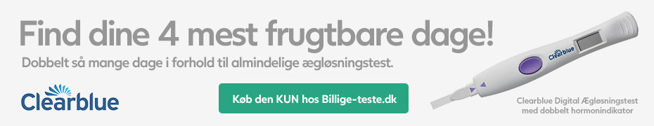 Clearblue ægløsningstest (advanced digital) - Find dine 4 mest frugtbare dage